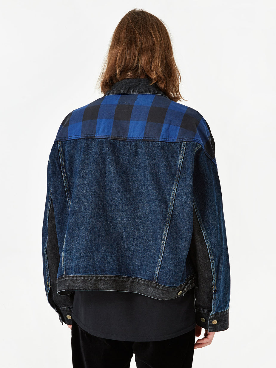 Facetasm Facetasm Denim Jacket - Black - Black