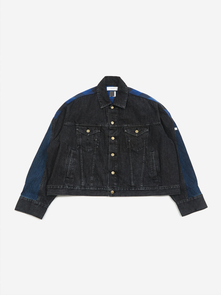 Facetasm Facetasm Denim Jacket - Black - Black