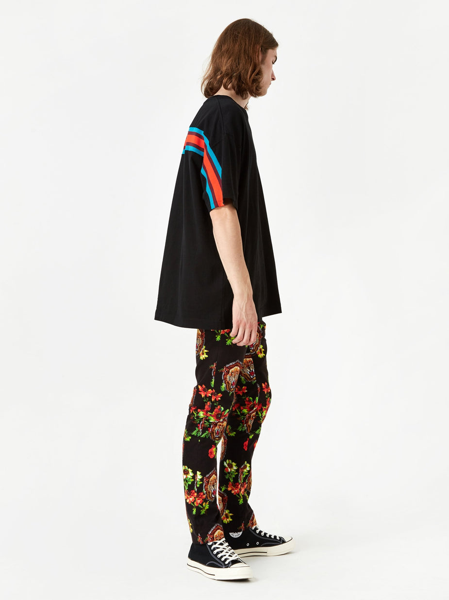 Facetasm Facetasm Pattern Trouser - Black - Black