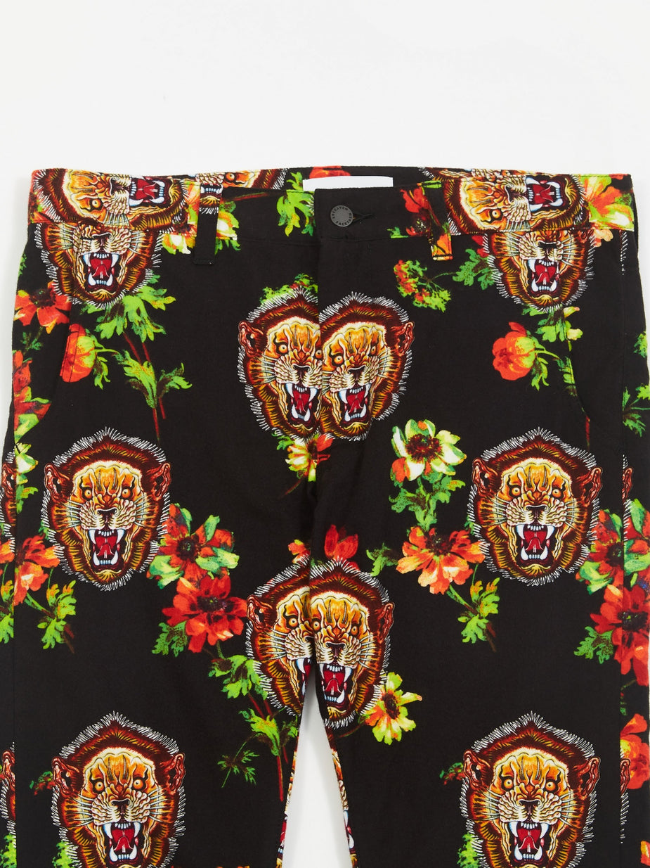 Facetasm Facetasm Pattern Trouser - Black - Black