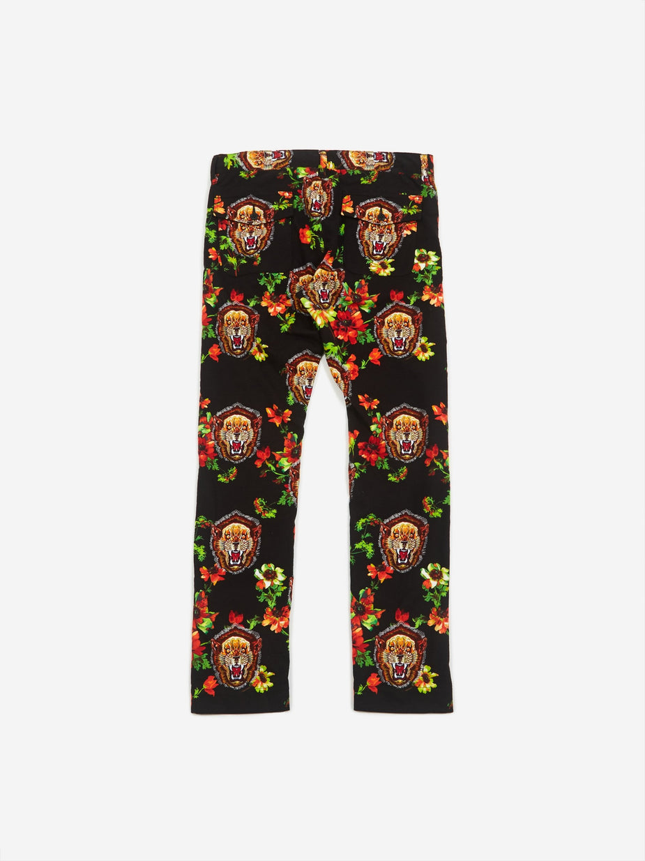 Facetasm Facetasm Pattern Trouser - Black - Black