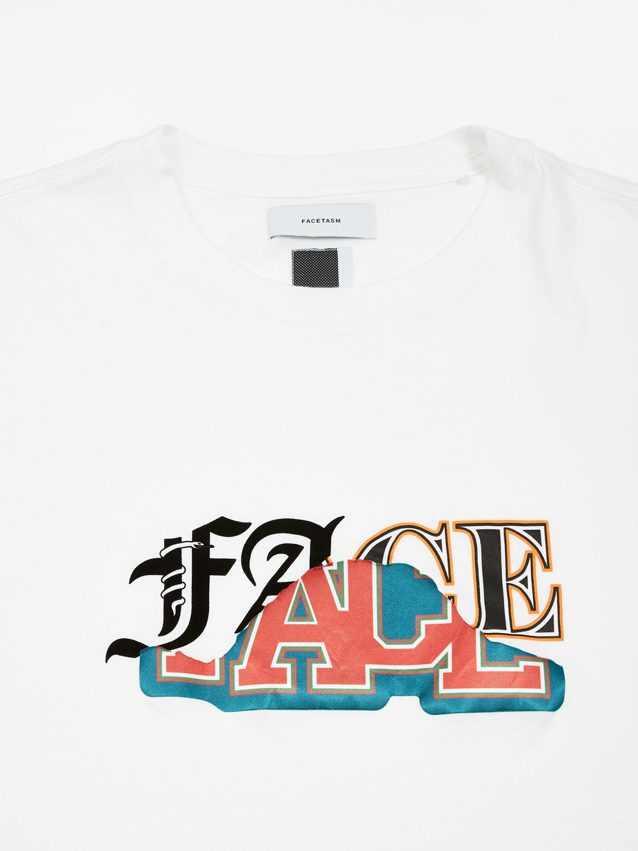 Facetasm Facetasm Logo T-Shirt - White - White