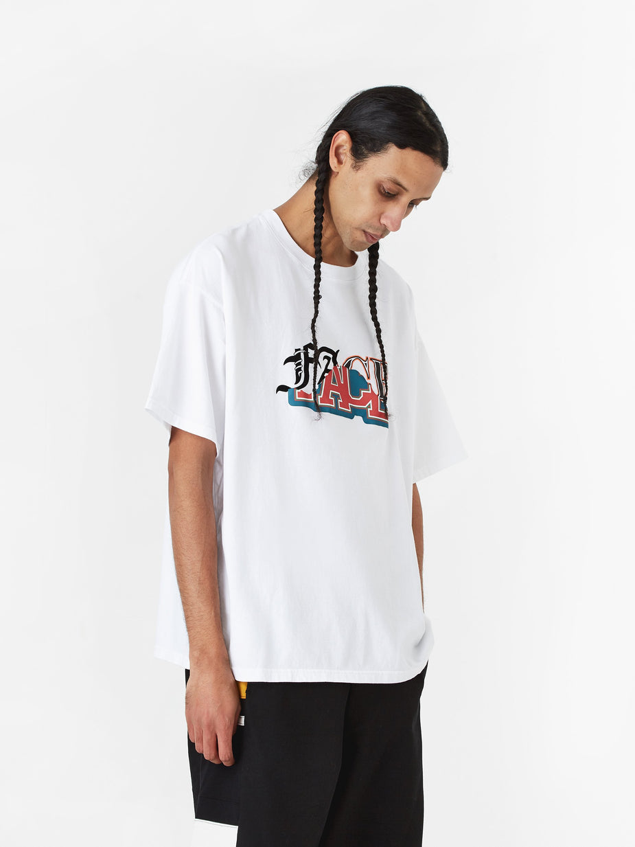 Facetasm Facetasm Logo T-Shirt - White - White