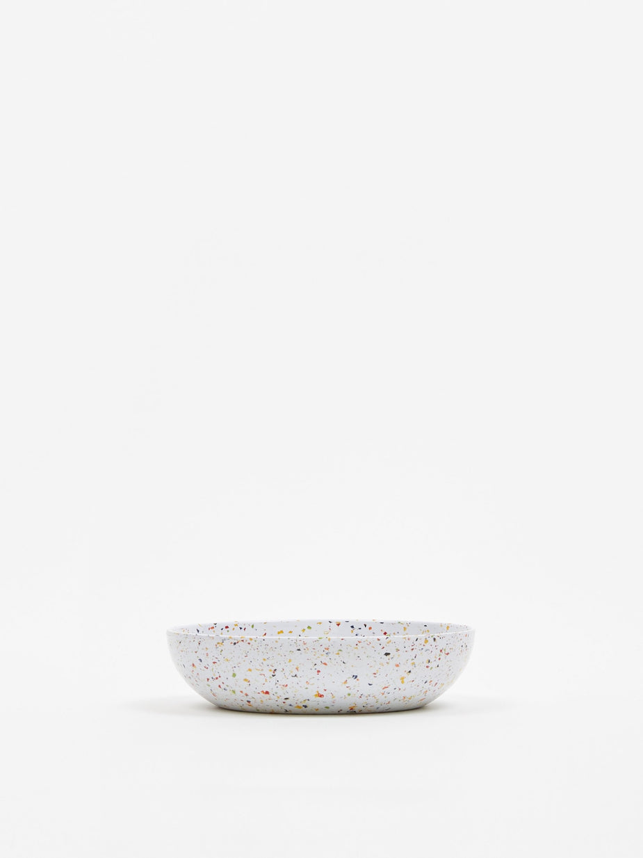 Faplana Faplana Melamine Shallow Bowl - Speckled - Other