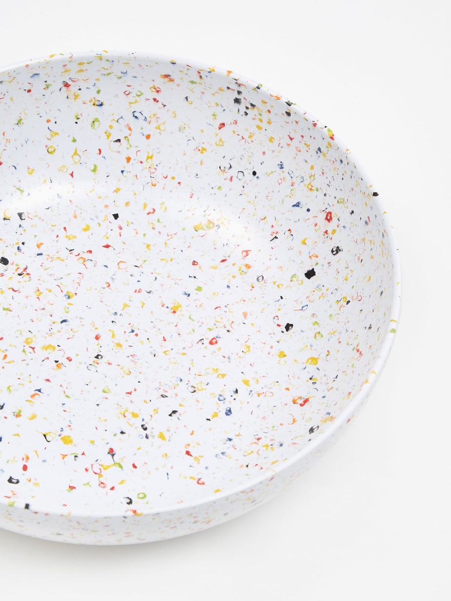 Faplana Faplana Melamine Shallow Salad Bowl - Speckled - Other