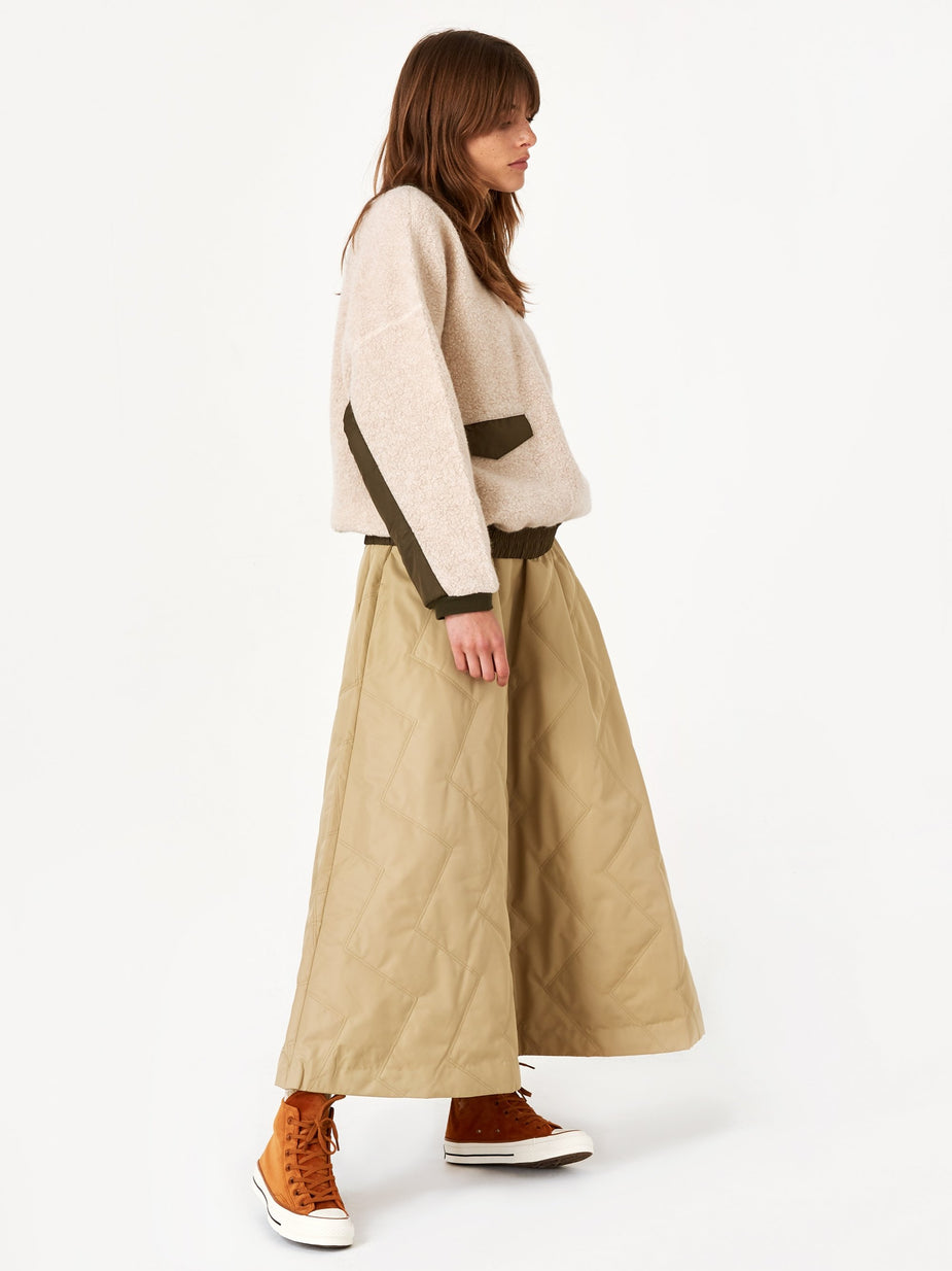 F/CE F/CE Primaloft Nylon Skirt - Beige - Neutrals