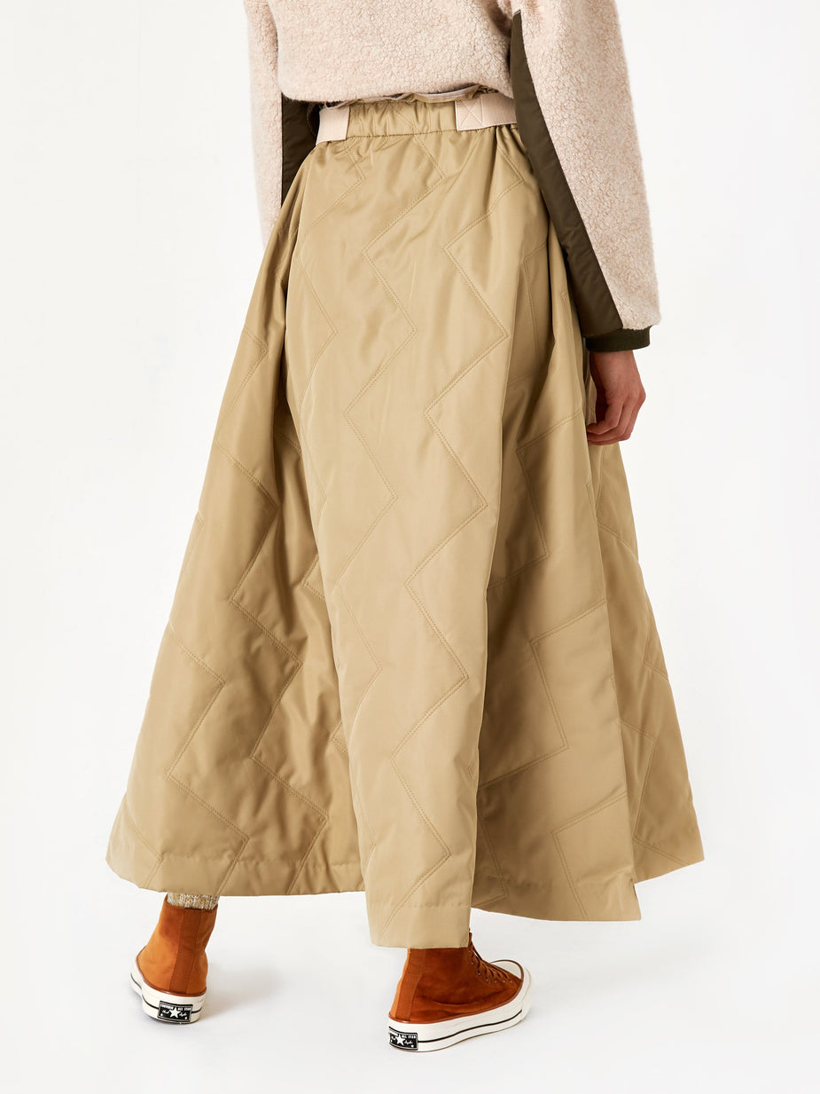 F/CE F/CE Primaloft Nylon Skirt - Beige - Neutrals
