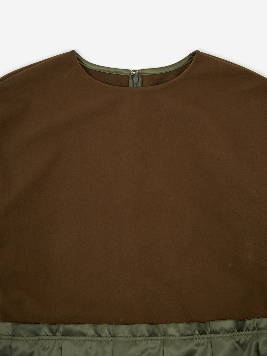F/CE F/CE Switching One Piece Dress - Olive - Green