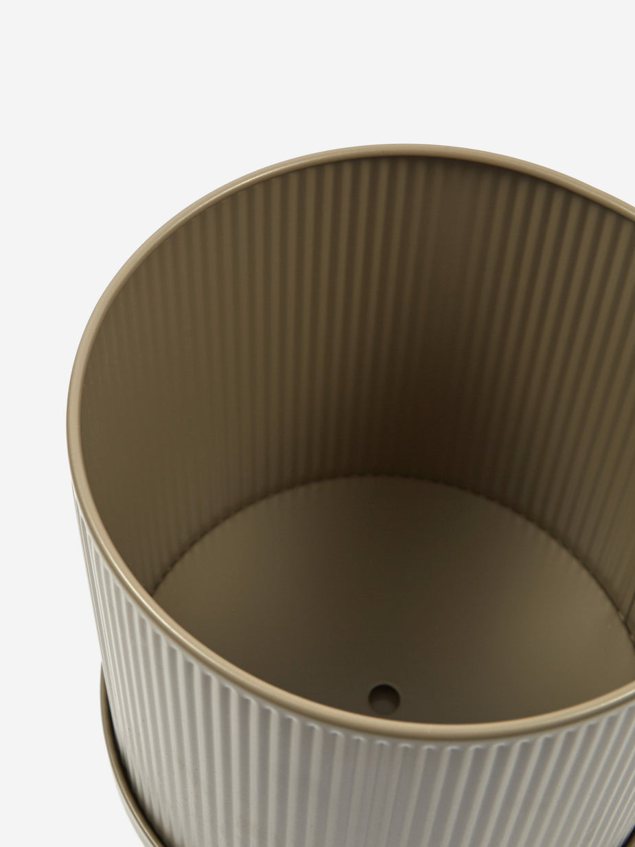 Ferm Living Ferm Living Bau Plant Pot Warm Grey - Small - Grey