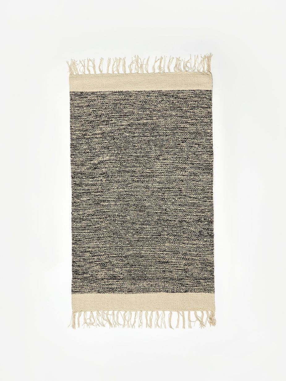 Ferm Living Ferm Living Melange Rug 60 x 100 - Black - Black