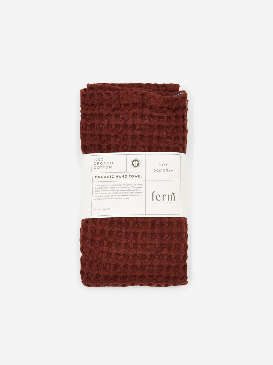 Ferm Living Ferm Living Organic Hand Towel - Cinnamon - Other