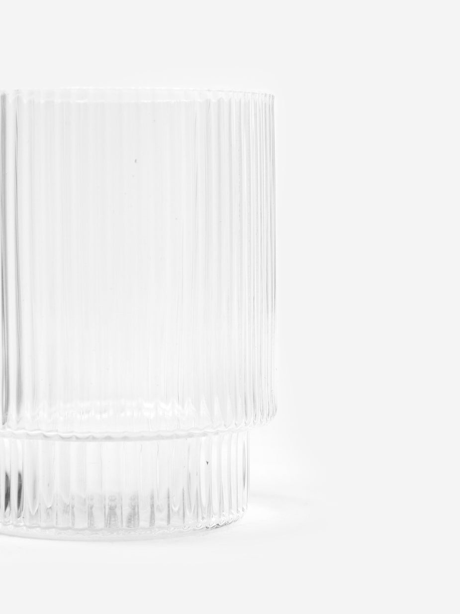 Ferm Living Ferm Living Ripple Short Drink Glass - Set of 4 - Clear - Other