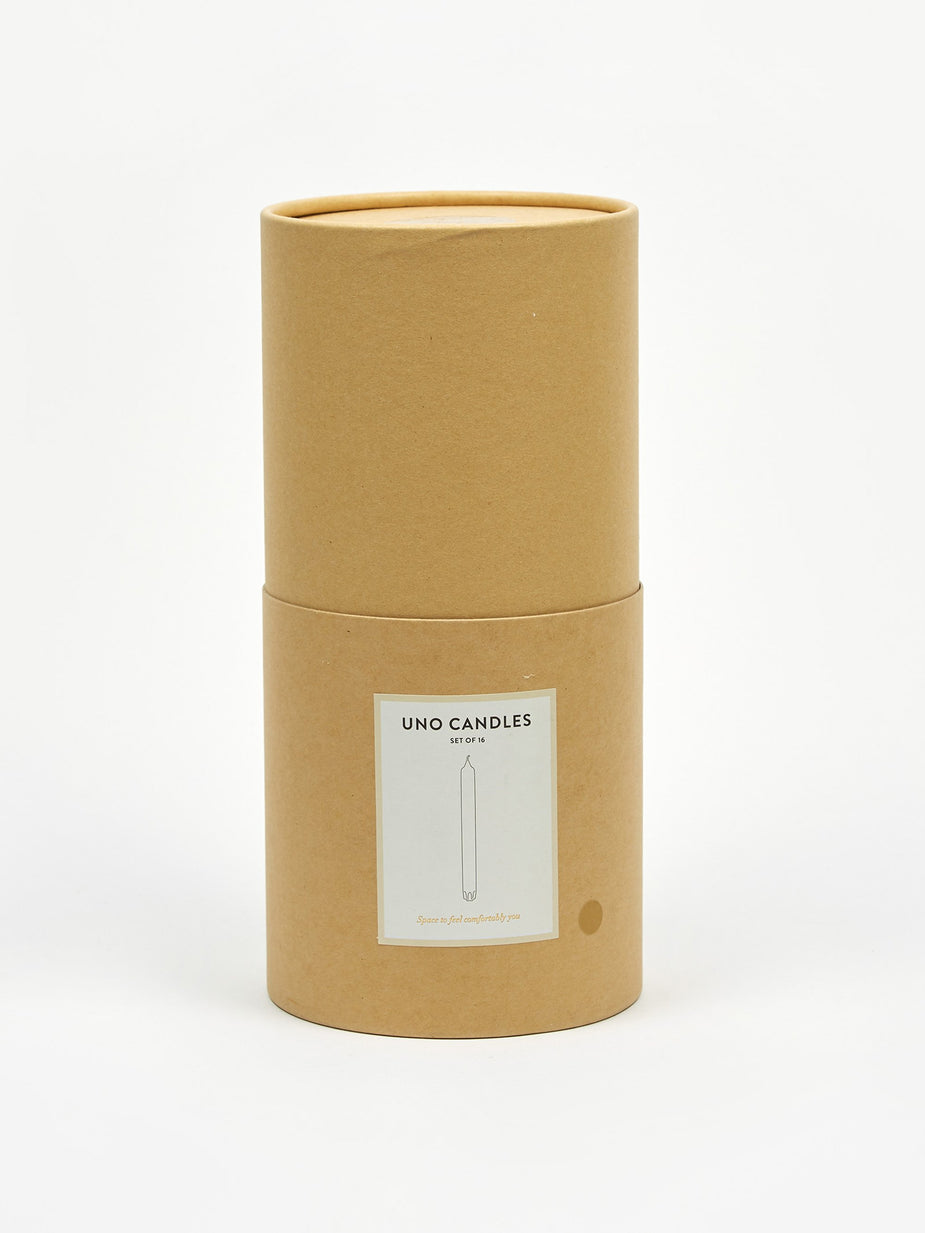 Ferm Living Ferm Living Uno Candles Set of 16 - Beige - Neutrals