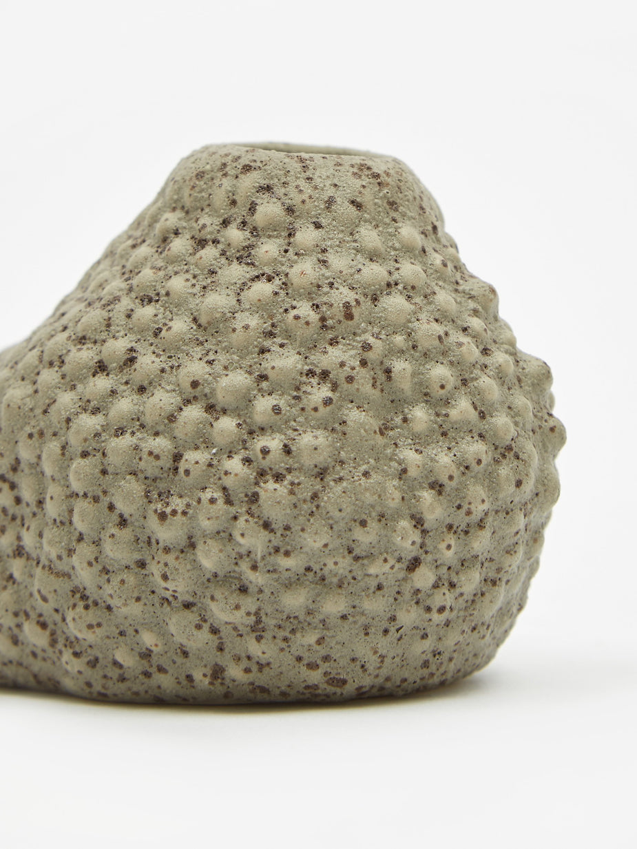Ferm Living Ferm Living Vulca Mini Vase - Grey Dots - Grey