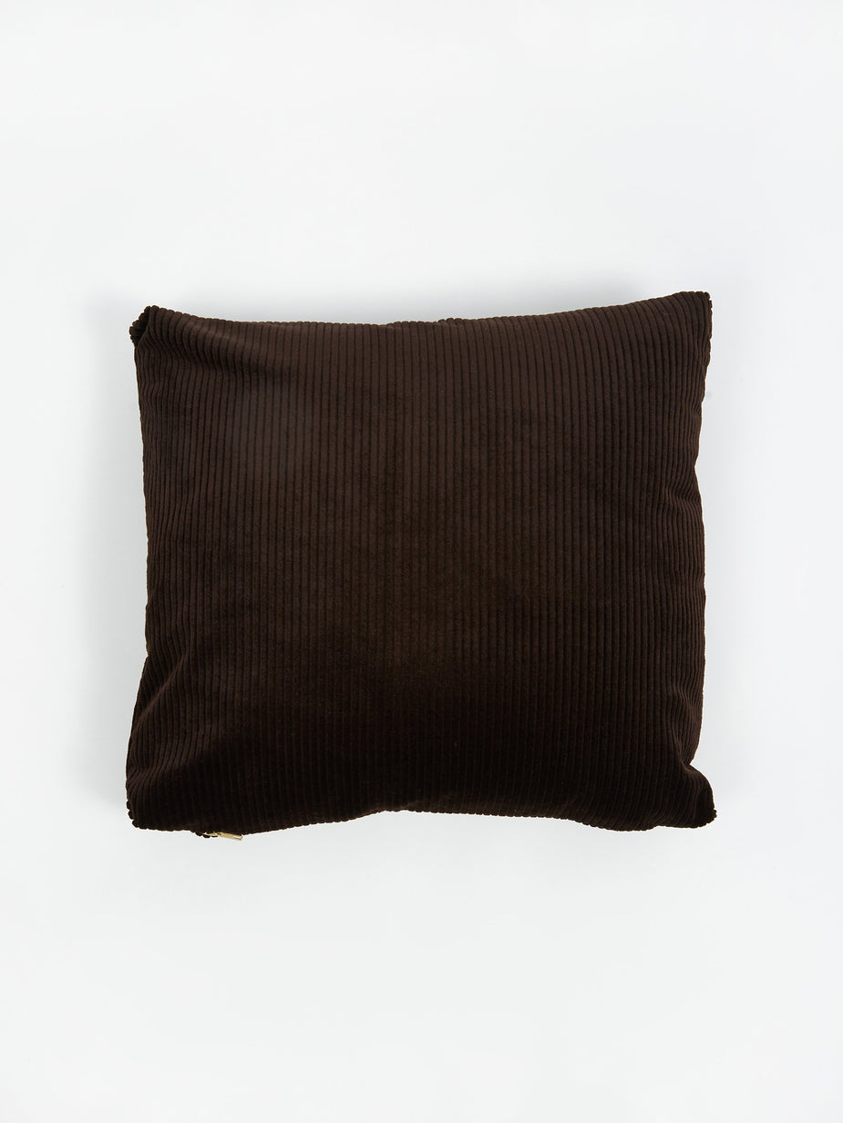 Ferm Living Ferm Living Corduroy Cushion 45x45cm - Chocolate - Brown