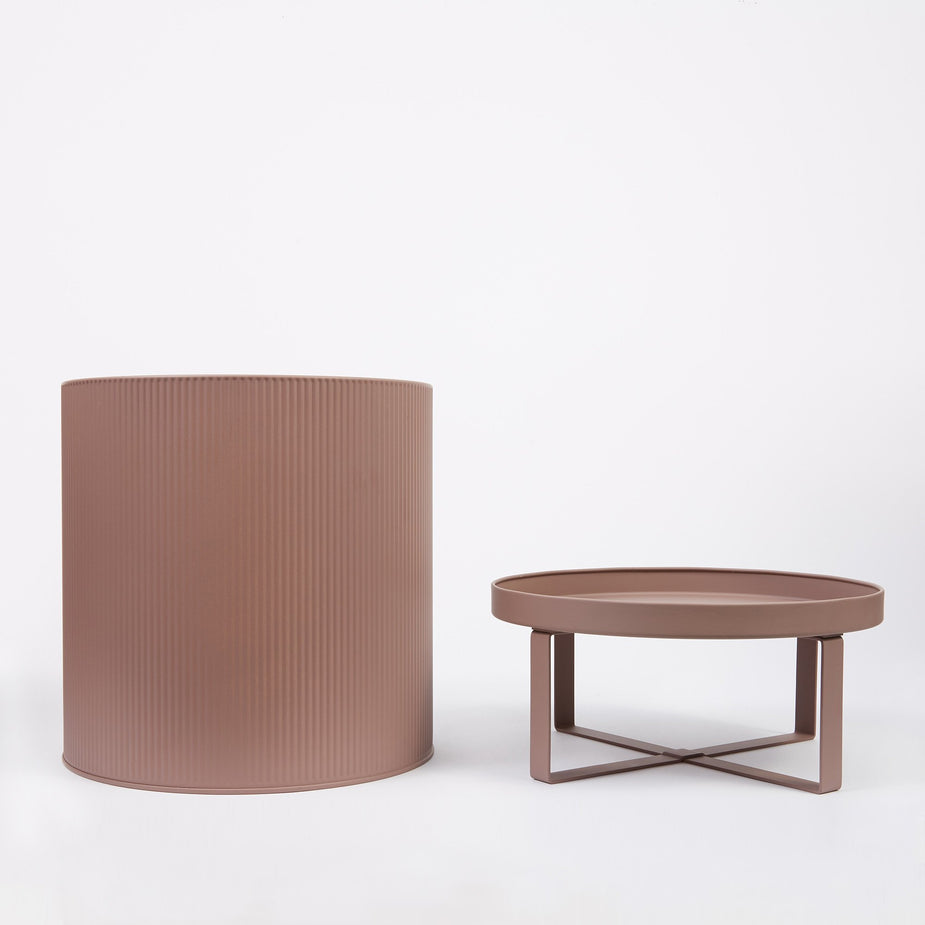 Ferm Living Ferm Living Bau Plant Pot Dusty Rose - Large - Pink