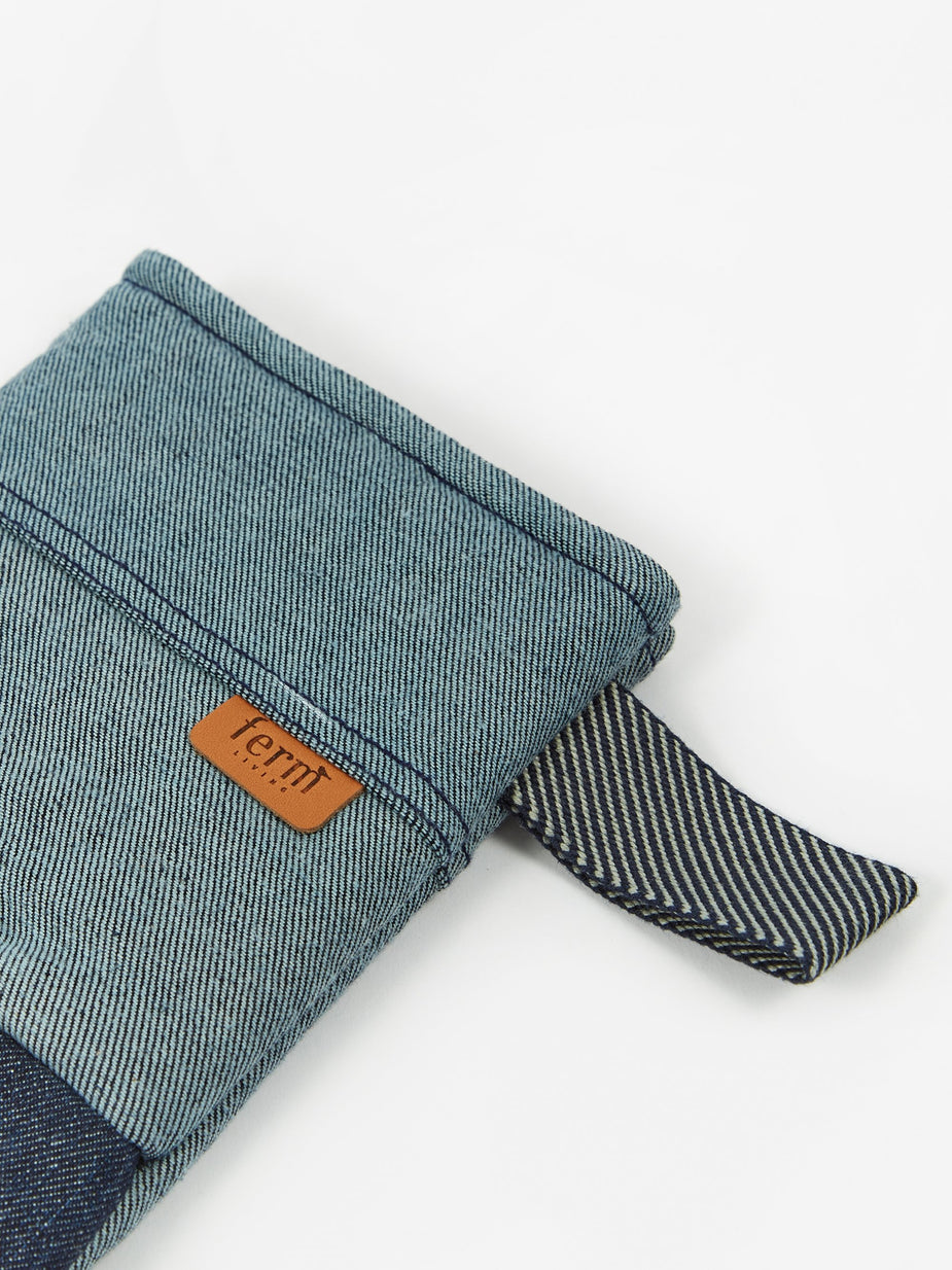 Ferm Living Ferm Living Denim Oven Mitt - Blue - Other