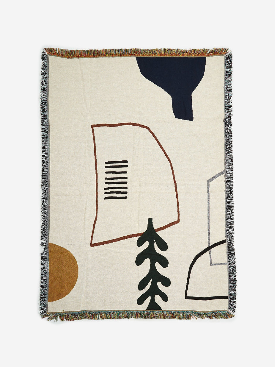 Ferm Living Ferm Living Mirage Blanket - Off White - White