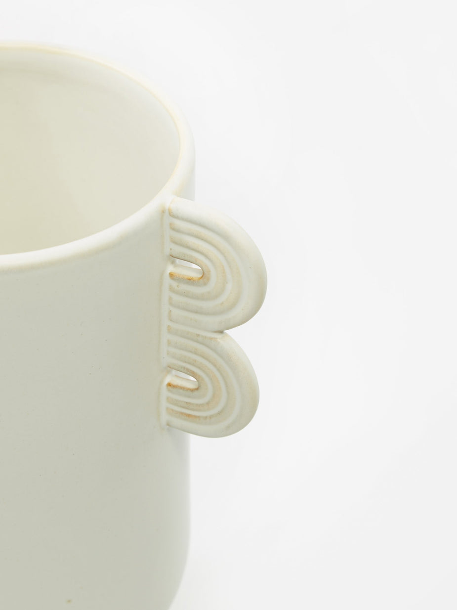 Ferm Living Ferm Living Muses Vase - Ania - White