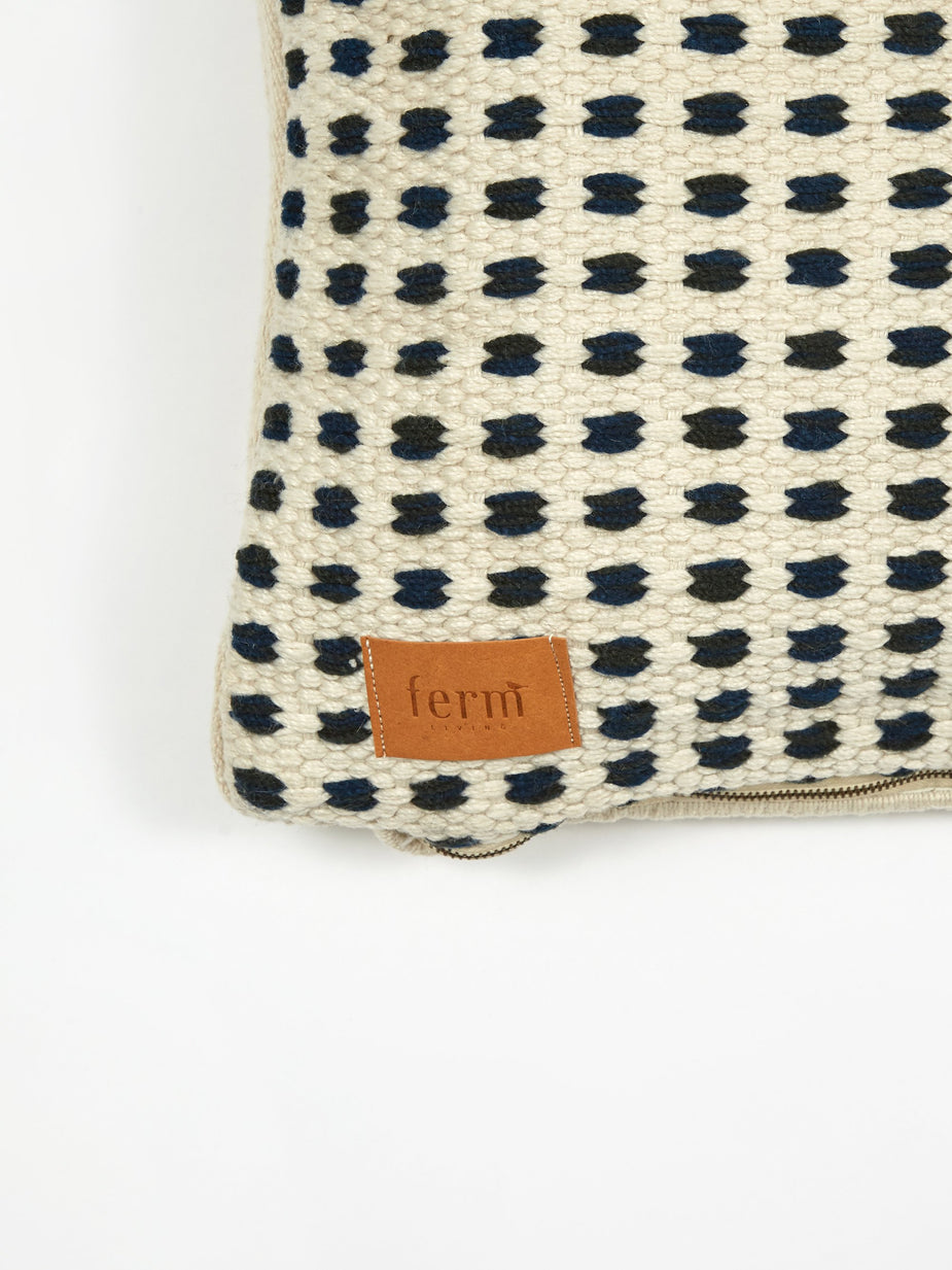 Ferm Living Ferm Living Way Cushion 70x50cm - Off - Off-White/Blue - Other