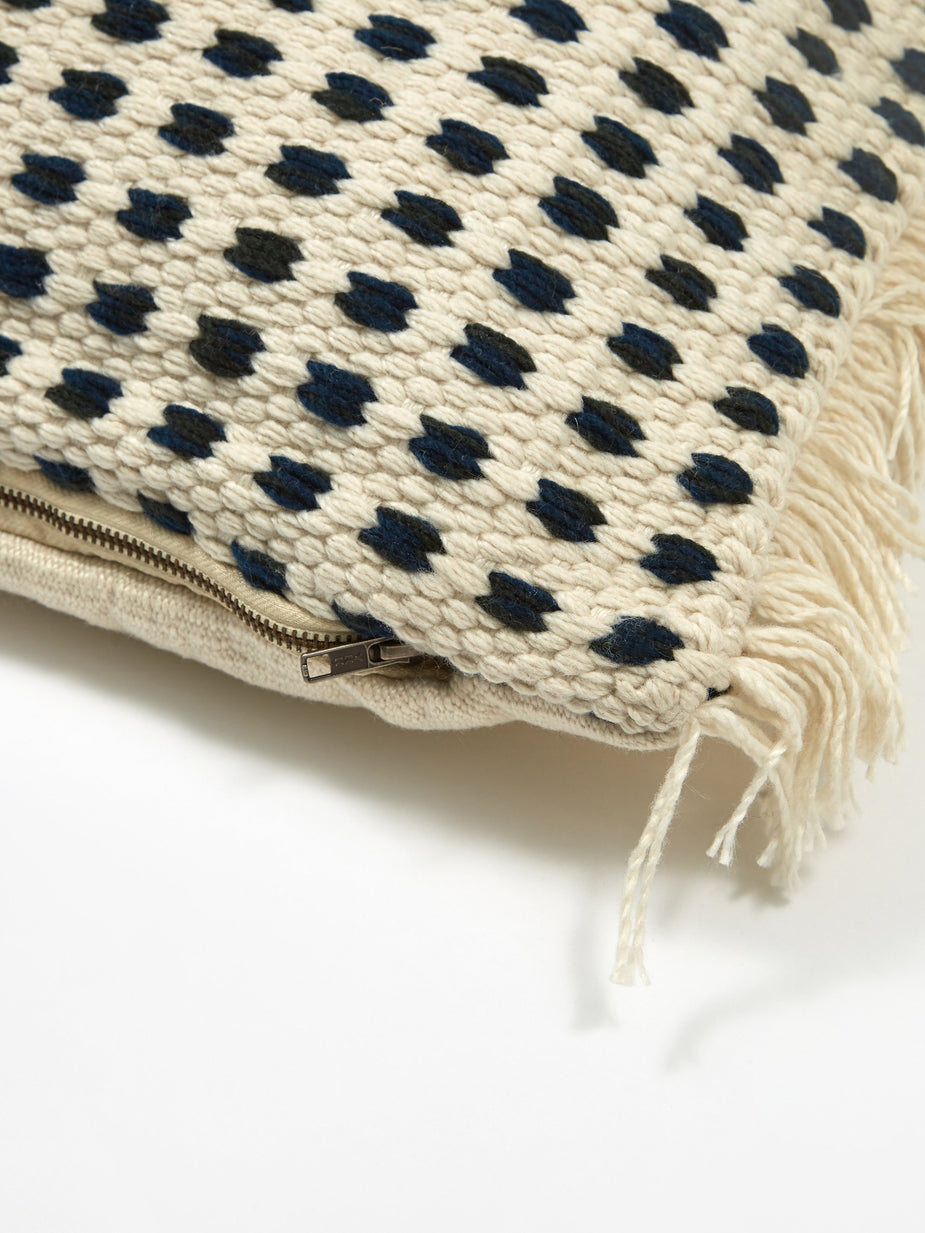 Ferm Living Ferm Living Way Cushion 70x50cm - Off - Off-White/Blue - Other