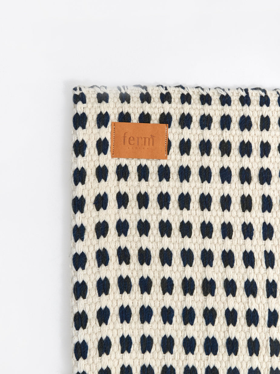Ferm Living Ferm Living Way Runner - Off - Off-White/Blue - Other