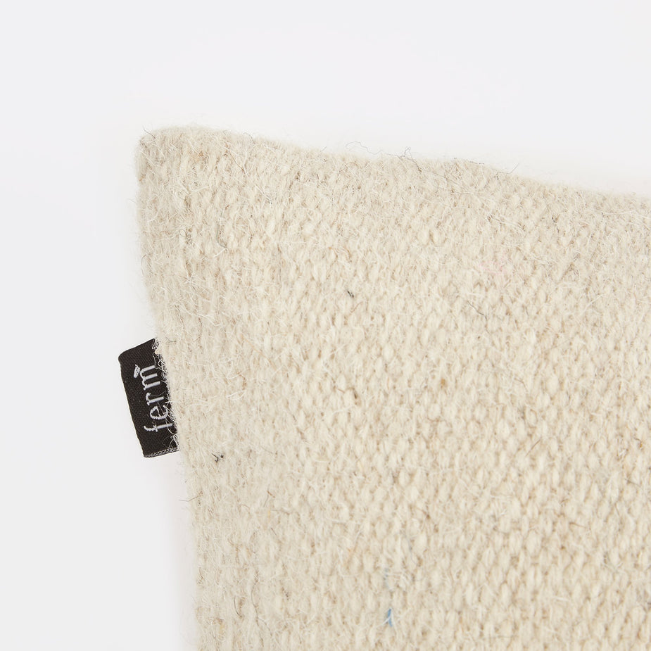Ferm Living Ferm Living Kelim Cushion 50x50cm - Black Lines - Black