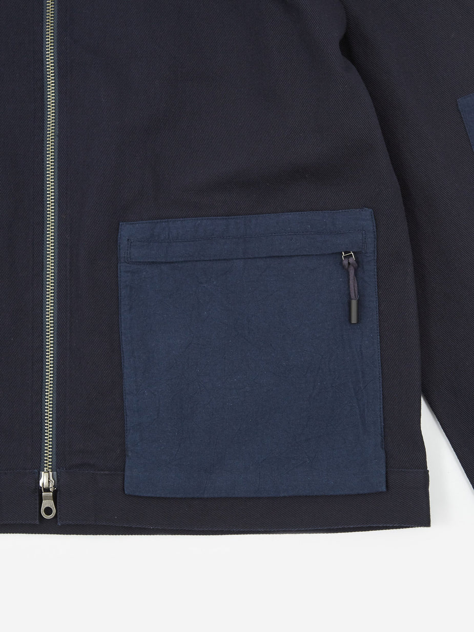 Folk Folk Overlay Jacket - Navy - Blue