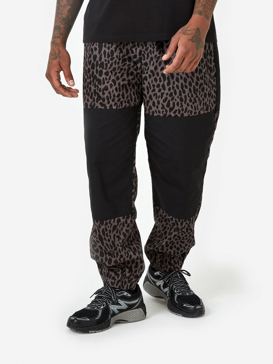 Flagstuff Flagstuff Leopard Easy Pant - Grey/Black - Black