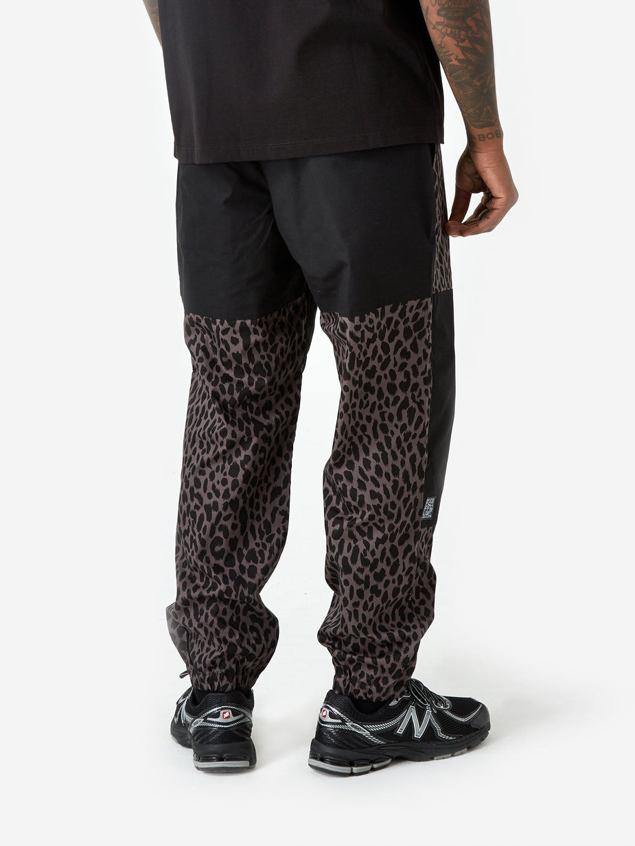 Flagstuff Flagstuff Leopard Easy Pant - Grey/Black - Black