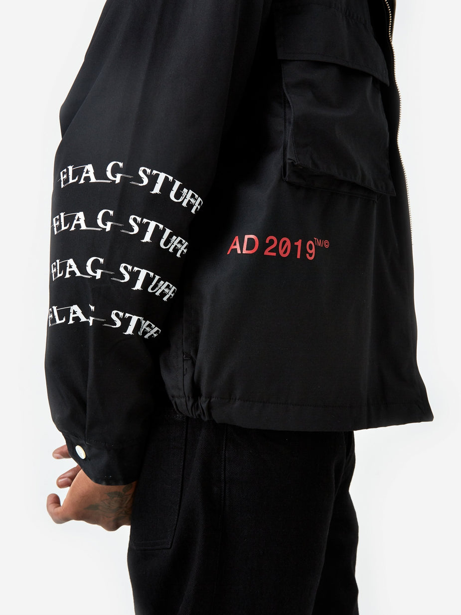 Flagstuff Flagstuff 2Tone F/Z Jacket - Black - Black