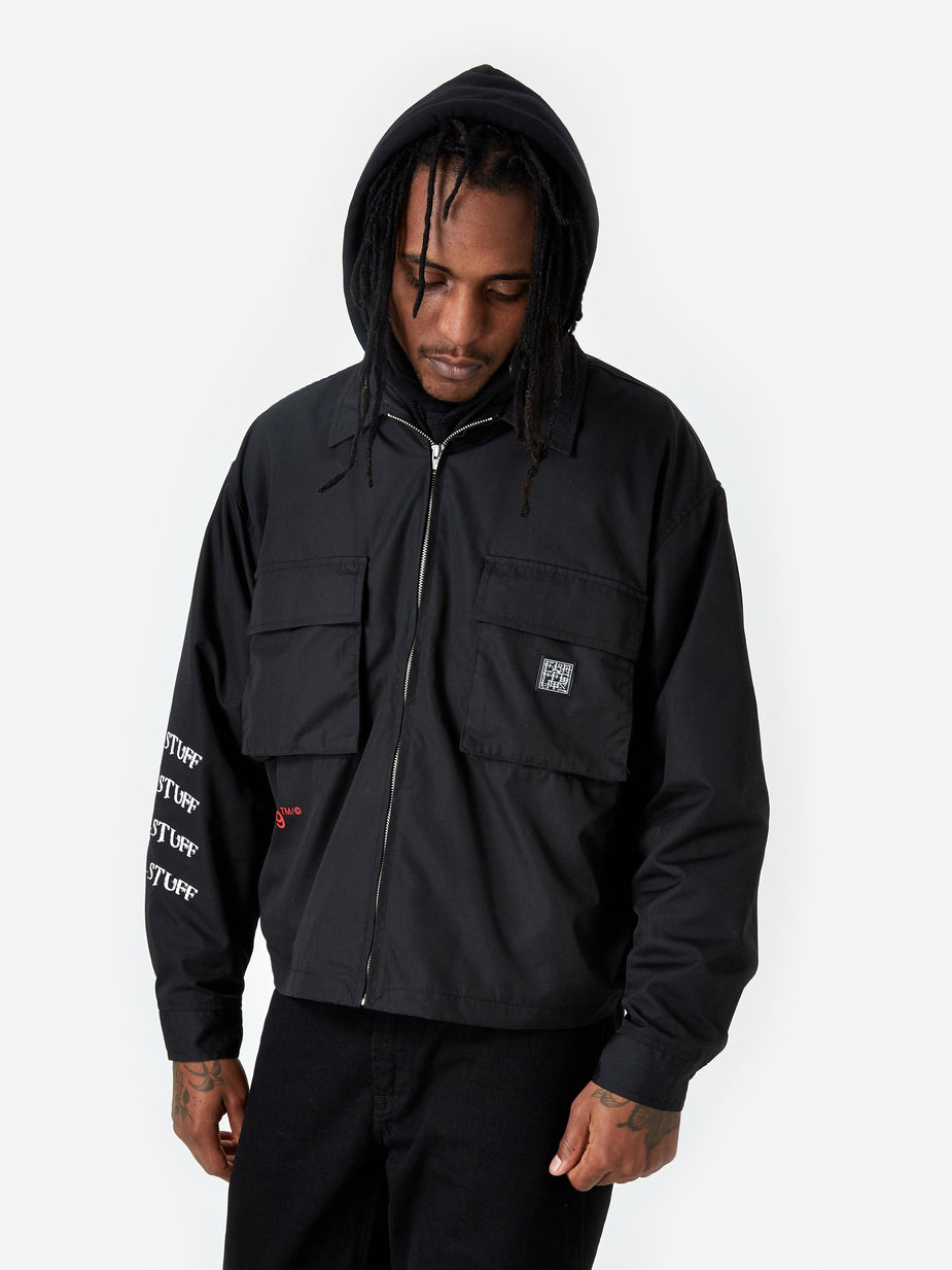 Flagstuff Flagstuff 2Tone F/Z Jacket - Black - Black