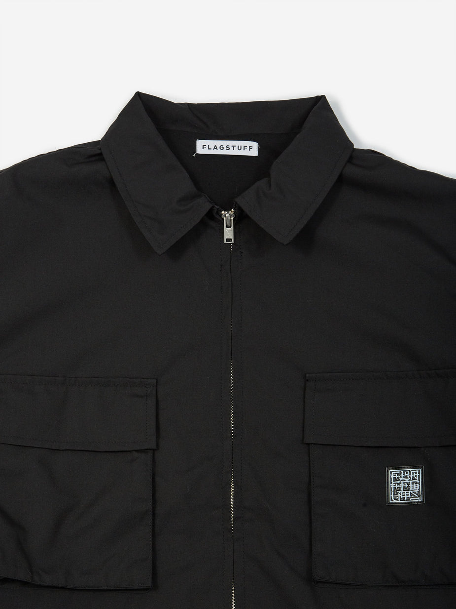 Flagstuff Flagstuff 2Tone F/Z Jacket - Black - Black