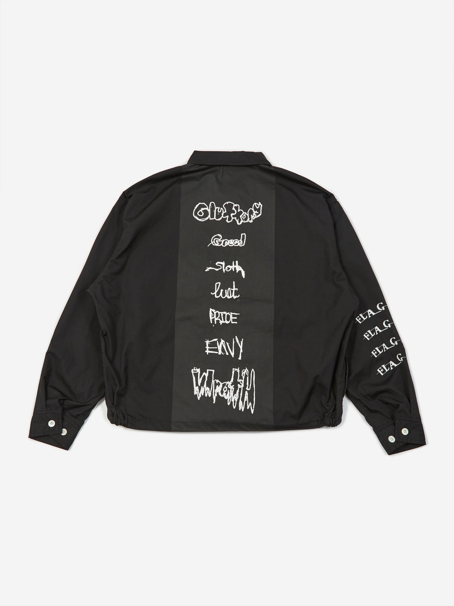 Flagstuff Flagstuff 2Tone F/Z Jacket - Black - Black