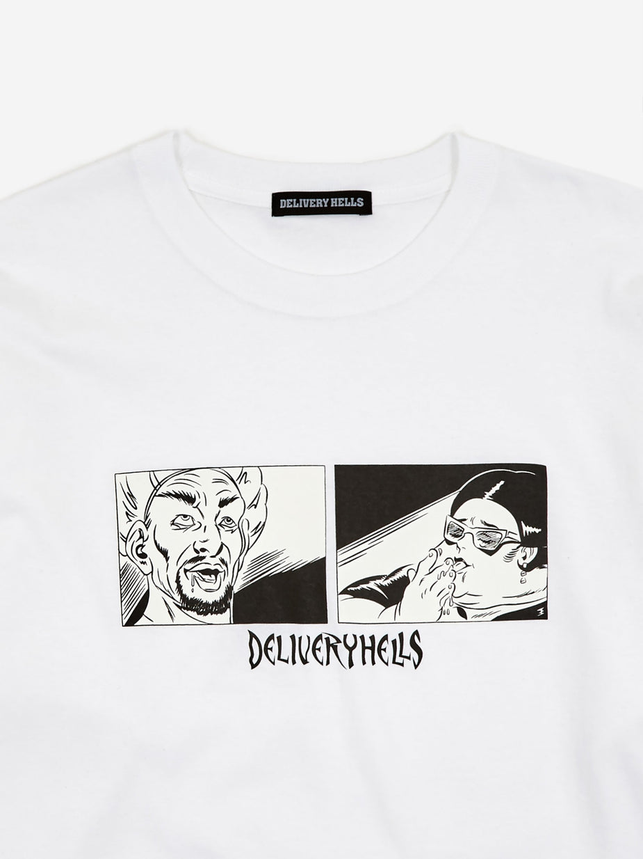Flagstuff Flagstuff Adult Longsleeve T-Shirt - White - White