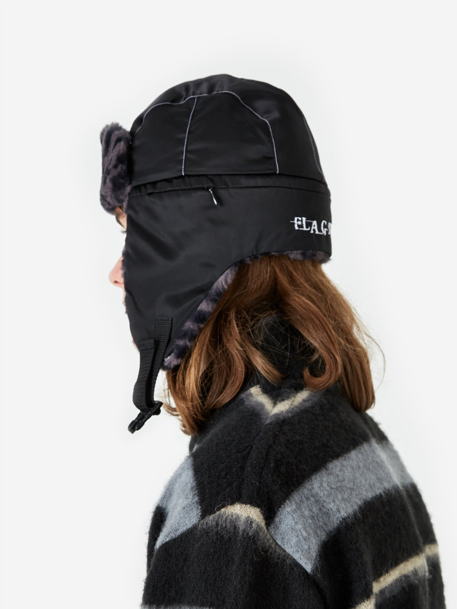 Flagstuff Flagstuff Bomber Cap - Black - Black
