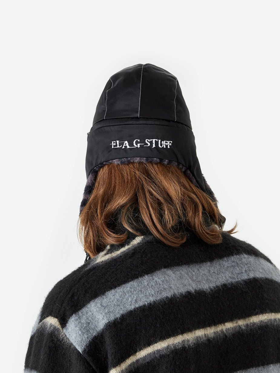 Flagstuff Flagstuff Bomber Cap - Black - Black