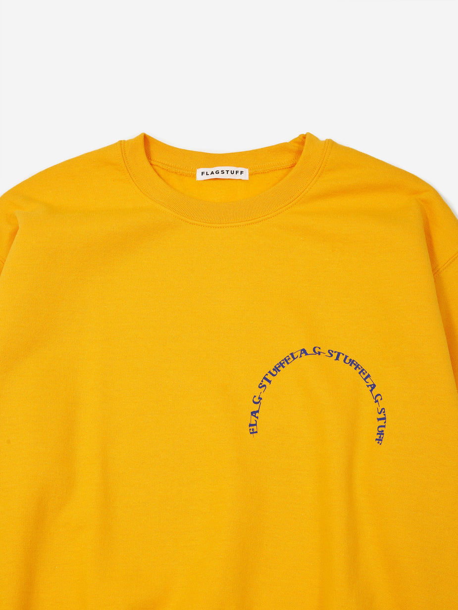 Flagstuff Flagstuff Circle Sweatshirt - Gold - Gold