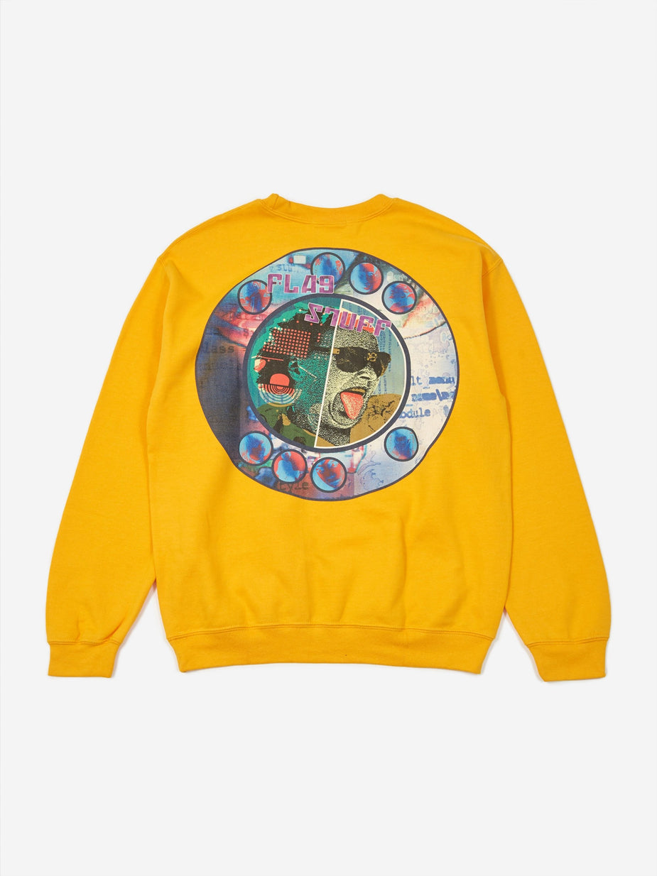 Flagstuff Flagstuff Circle Sweatshirt - Gold - Gold