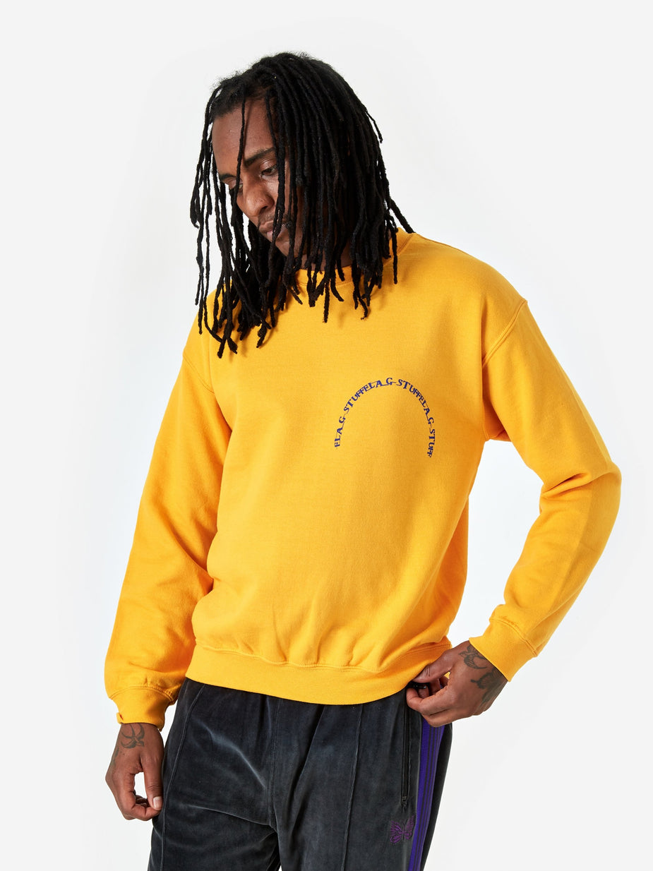 Flagstuff Flagstuff Circle Sweatshirt - Gold - Gold