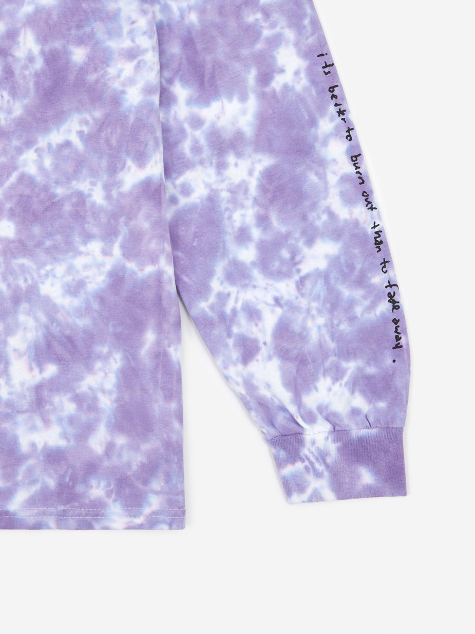Flagstuff Flagstuff Fade Away Longsleeve T-Shirt - Purple Tie Dye - Purple