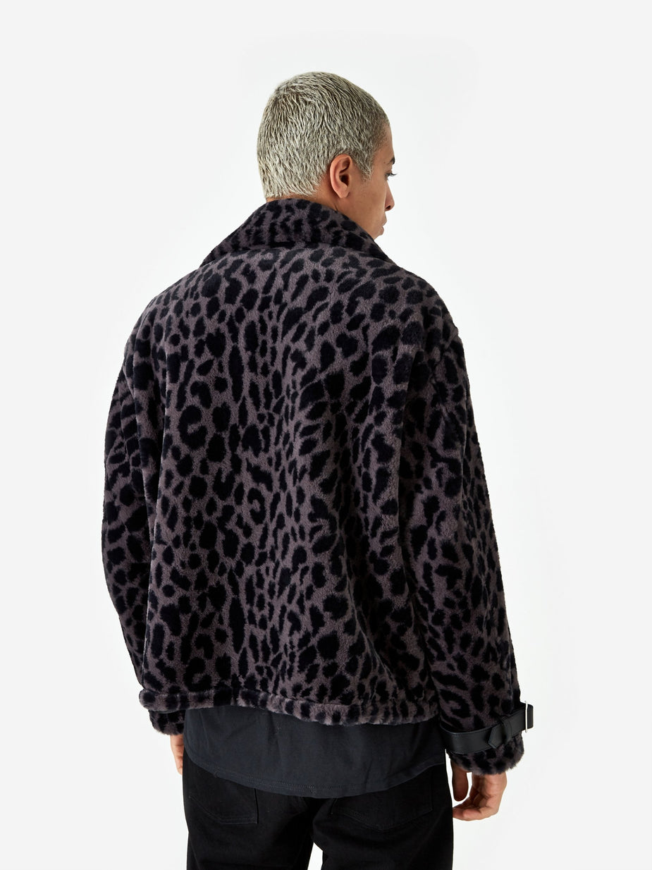 Flagstuff Flagstuff Fur B-3 Jacket - Leopard - Animal Print