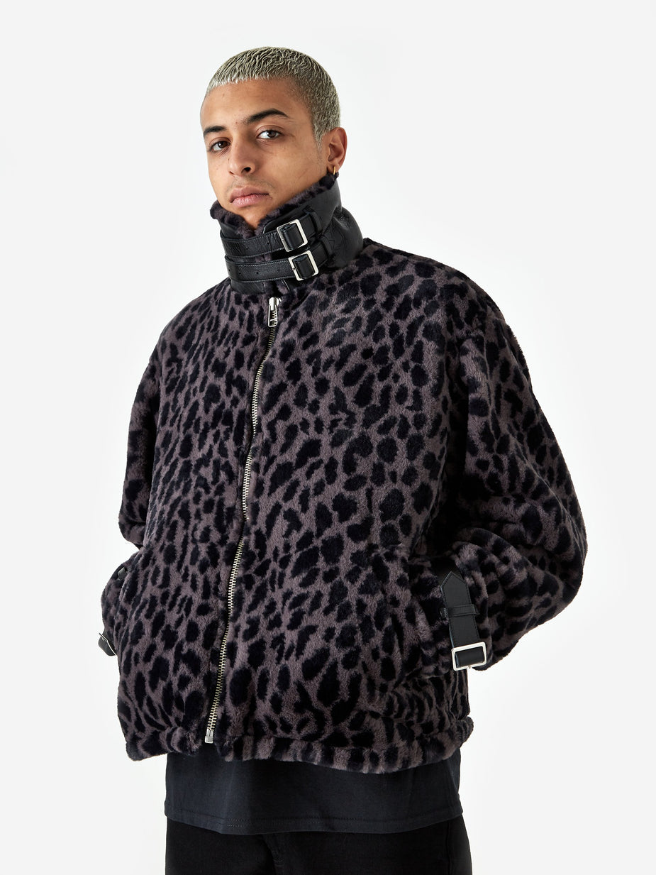 Flagstuff Flagstuff Fur B-3 Jacket - Leopard - Animal Print