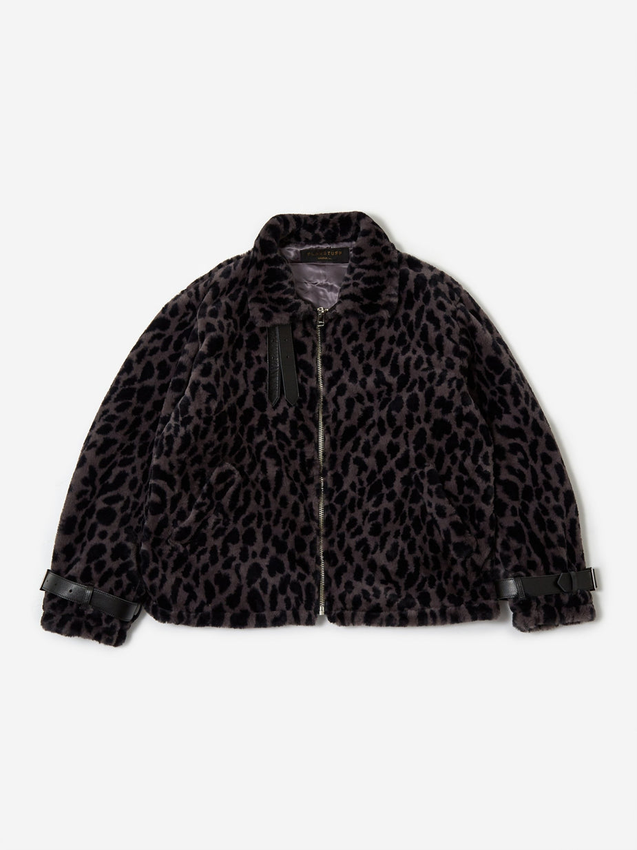 Flagstuff Flagstuff Fur B-3 Jacket - Leopard - Animal Print