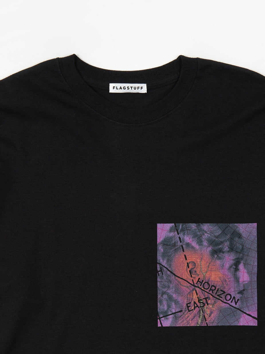Flagstuff Flagstuff Horizon Longsleeve T-Shirt - Black - Black