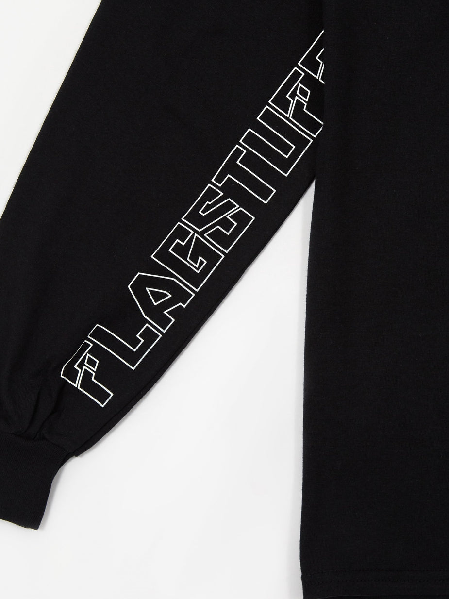 Flagstuff Flagstuff Horizon Longsleeve T-Shirt - Black - Black
