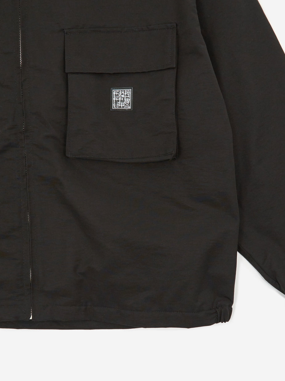 Flagstuff Flagstuff Ice Logo F/Z Jacket - Black - Black
