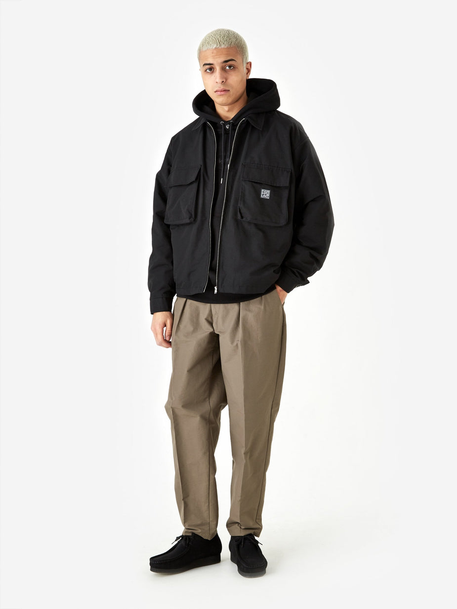 Flagstuff Flagstuff Ice Logo F/Z Jacket - Black - Black