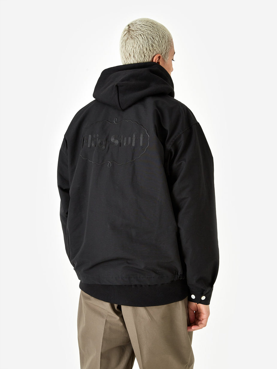 Flagstuff Flagstuff Ice Logo F/Z Jacket - Black - Black