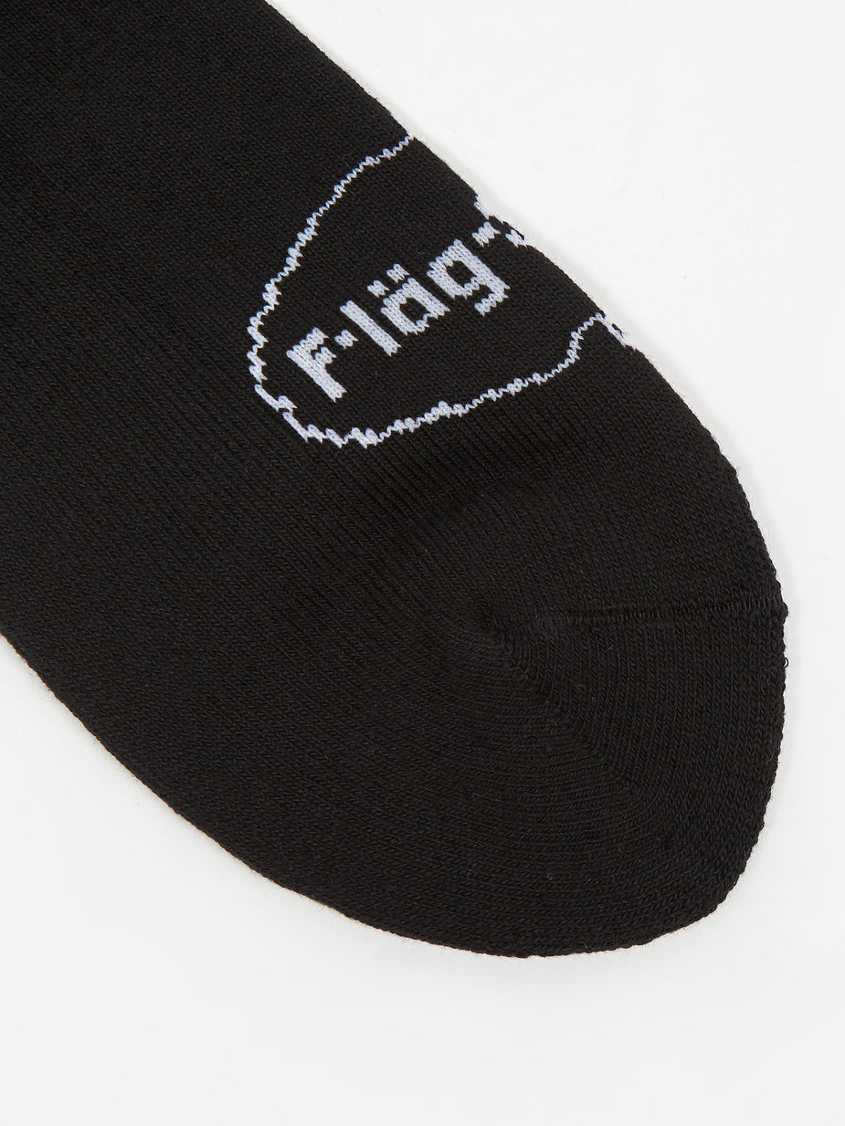 Flagstuff Flagstuff Ice Logo Sock - Black - Black
